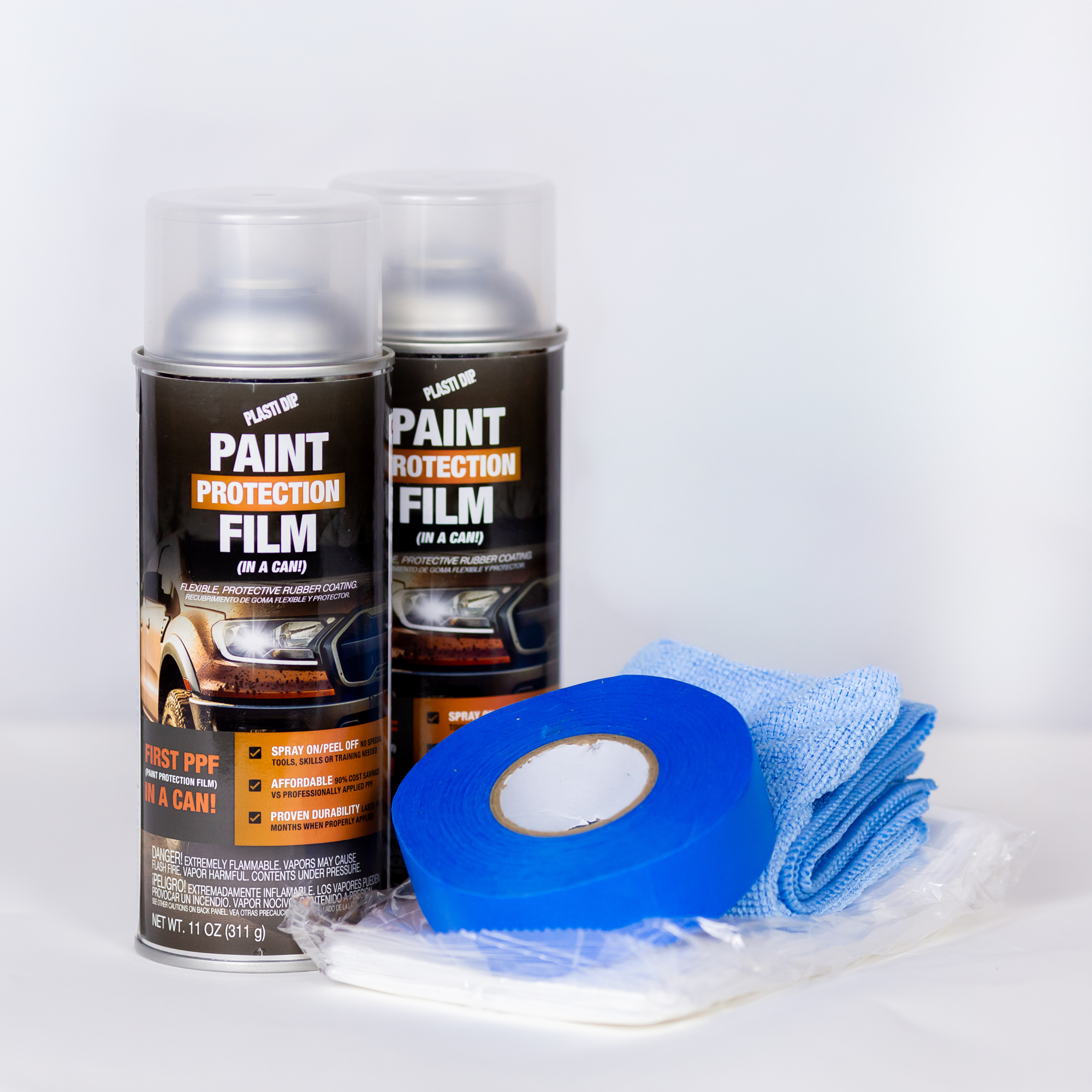 Plasti Dip Paint Protection Film Kit — Spray-On, Invisible Shield, Model# 11369-2